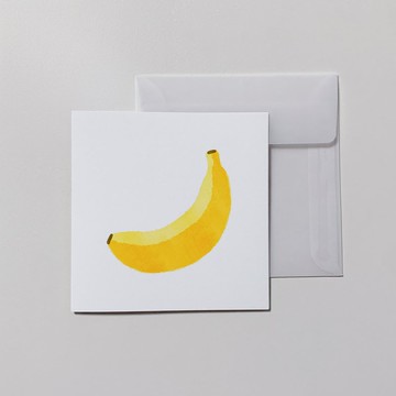 水果迷你卡片 – 香蕉