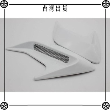 汽車鯊魚腮仿真出風口側風口引擎蓋裝飾進風口假風口摩托車機車 可開發票✔Car Supplies 🚗臺灣出貨🚗