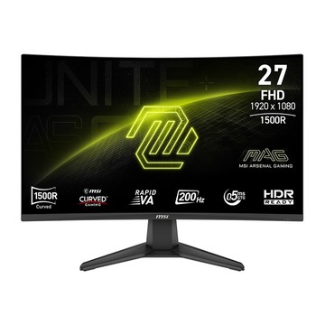 MSI MAG 276CF E20 曲面電競螢幕 (27型/FHD/HDR/200Hz/0.5ms/VA)