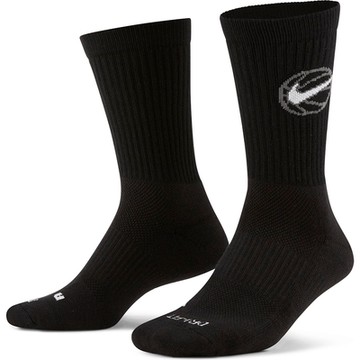 NIKE 襪子 中筒襪 運動襪 籃球襪 9雙組 U NK CREW EVERYDAY BBALL 黑 DA2123-010 (3044)