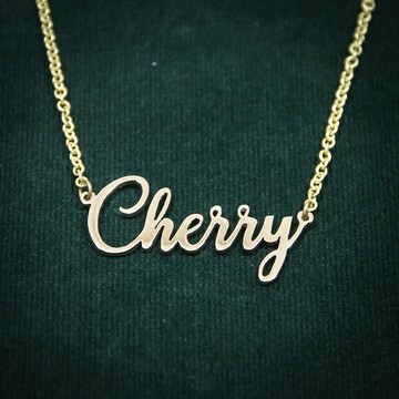 定制 - 自定義名稱項鍊手扭動風格