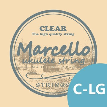 原廠包裝 日本 Marcello string Low G 21吋 23吋 26吋烏克麗麗適用單弦 透明 C-LG