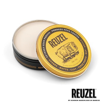 Reuzel 黑金豬超強力黏土級水性霧面髮臘95g (死亡之水聯名款)