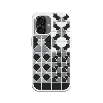 iPhone 17 SolidX 白 - 老屋顏 Old House Face - 黑白磁磚