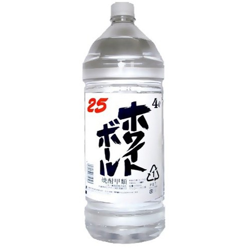 オーバーのアイテム取扱☆ 宝 甲類焼酎 4Lエコペット×4本 25