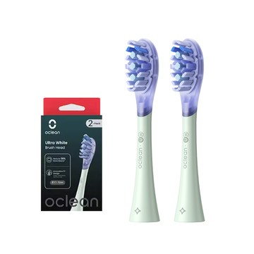 [歐可林] UW01極致美白型刷頭(綠柄/全系列通用)兩支盒裝