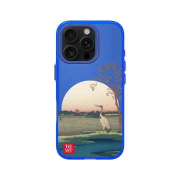 iPhone 16 Pro Clear 激光藍 - The MET - 歌川廣重《名所江戶百景 蓑輪金杉三河島》