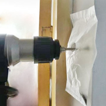 ✅電錘防塵袋 水鑽打孔防水袋 衝擊鑽開孔鑽孔打洞加厚牆面打孔防塵袋 臺灣出貨 0107