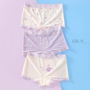 🌟臺灣出貨🌟女童冰絲內褲無痕夏季薄款中大童女寶寶兒童平角短褲透氣不夾屁屁 兒童內褲 女童內褲 大童內褲 幼童內褲