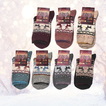 ANUAN女兔毛襪-22~26cm-AN-A3001N-2雙入