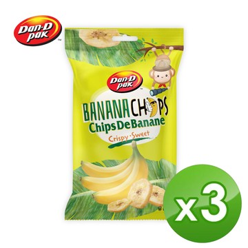 【Dan-D Pak 丹帝】香蕉脆片150g 三入組
