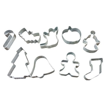 TRIARROW 三箭牌 聖誕萬聖餅乾組 Set 9個  鋁合金餅乾模具  8723S  1組