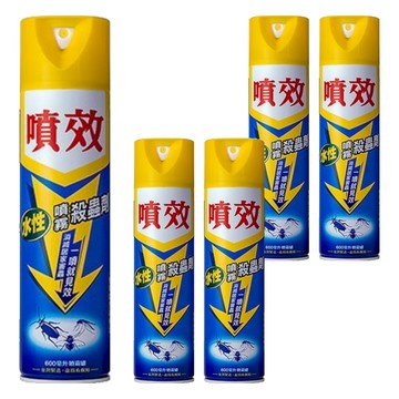 噴效 水性噴霧殺蟲劑  5瓶