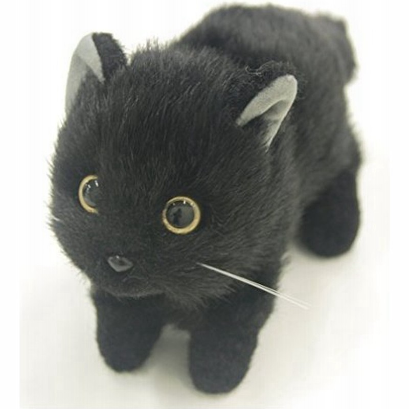 日本製リアル 猫のぬいぐるみ 子猫 約cm 立ち クロネコ 通販 Lineポイント最大get Lineショッピング