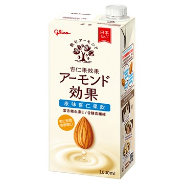 glico 格力高 杏仁果效果 原味杏仁果飲 1L (無乳糖、無膽固醇，健康美味)  1罐