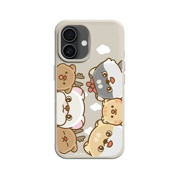 iPhone 16 SolidX 貝殼灰 - 嗨小強 Hi John - Peekaboo