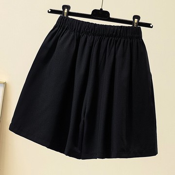 品牌折扣店商場專柜撤柜女裝尾貨清倉夏季高腰大碼黑色休閑裙褲女