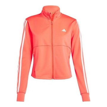 (WMNS) adidas Aeroready Train Essentials 3-Stripes Track Top Asia Sizing 'Pink'