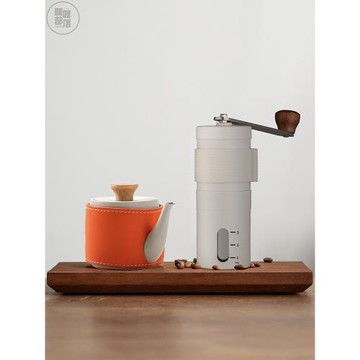 小型咖啡燜泡壺辦公咖啡壺家用套裝可愛便攜式手磨一體煮咖啡器具