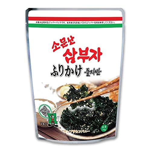 三父子 ジャバンのり 70g×4袋 韓国味付けのりフレーク ふりかけ ザバン