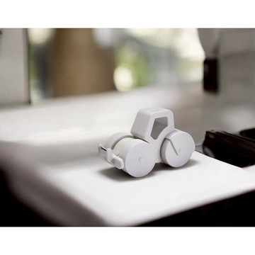 以色列Monkey Business設計車子造型可收納趣味小膠帶台/小型紙膠帶台(白)