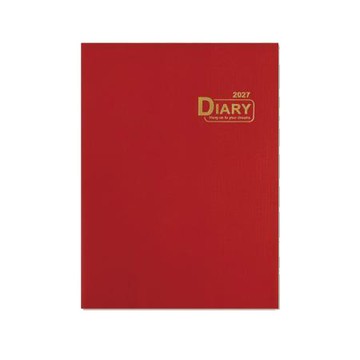 珠友Chuyu2027年16K日誌內頁1週2頁/紅/BC-60449-02