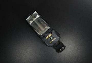 【經典古物】Sunpak B3000S 含閃燈同步線 復古閃光燈 底片機閃燈