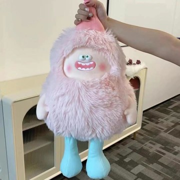 跑跑搞怪長毛小怪獸公仔 醜萌毛絨玩偶 創意布娃娃 女生專用生日禮物