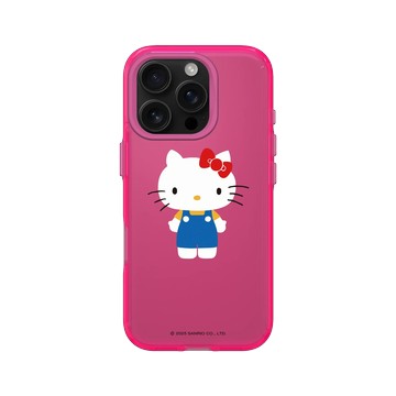 iPhone 16 Pro Clear 粉漾桃 - 三麗鷗-Hello Kitty - 稍息立正老師好