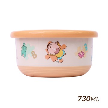 【HOUSUXI】蠟筆小新系列阿呆-不鏽鋼雙層隔熱碗730ml【新品上市↘75折起】＜售價已折＞