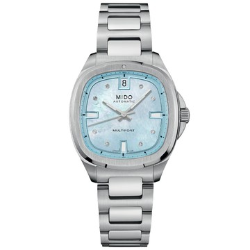 MIDO美度 MULTIFORT 先鋒系列 TV BIG DATE 復古機械腕錶 35mm / M0493071113600