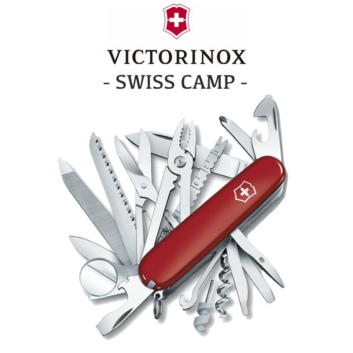 VICTORINOX ナイフ 万能ナイフ ビクトリノックス スイスチャンプ マルチツール 十徳ナイフ コンパクト 折りたたみ アウトドア キャンプ 軽量 1.6795 OTTD