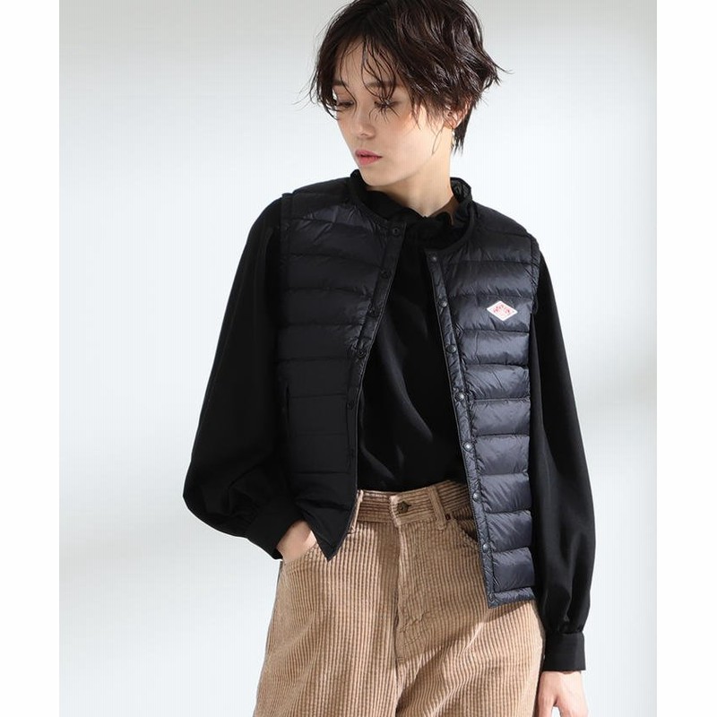 ビームス ウィメン Danton インナー ダウン ベスト レディース ブラック 34 Beams Women 通販 Lineポイント最大1 0 Get Lineショッピング