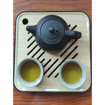 茶具套裝家用簡約陶瓷茶壺杯功夫茶具小套一壺兩杯帶茶盤客房商用
