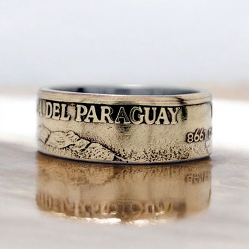 女士戒指 巴拉圭, 巴拉圭錢幣戒指, 錢幣戒指 巴拉圭, 巴拉圭 戒指