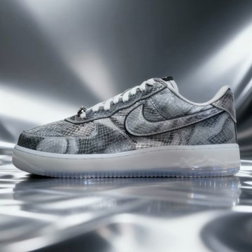 ☆小B之都☆ Kobe x Air Force 1 Protro Lenticular II3925-400 電鍍藍蛇鱗