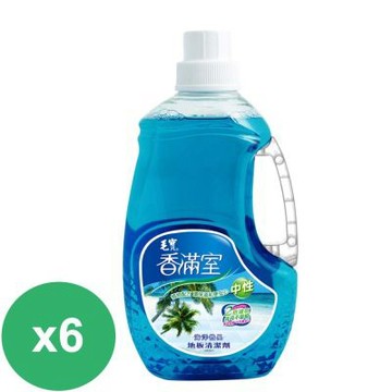 毛寶 香滿室中性地板清潔劑2000gX6瓶