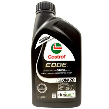 【車百購】 Castrol EDGE 0W20 全合成機油 946ml 美國原裝 黑罐 API SP GF-6
