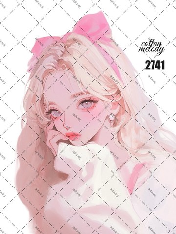 original sticker no.2741 人物貼紙 原創貼紙 原創人物貼紙 裝飾貼紙 cotton melody
