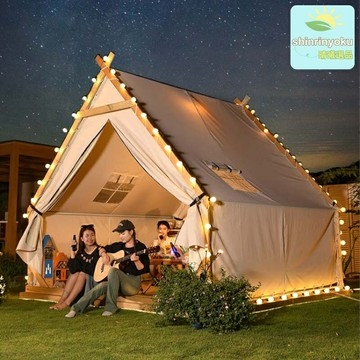 【防腐防潮耐用】戶外涼亭 木屋 涼亭 庭院別墅 花園木屋 景觀民宿 實木材質 防腐防潮 快速安裝 庭院花園 農家樂 民宿營地