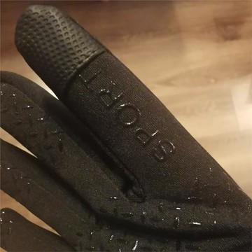 滑雪手套男女款加厚保暖內膽觸屏手套 親膚防水保暖手套黑色
