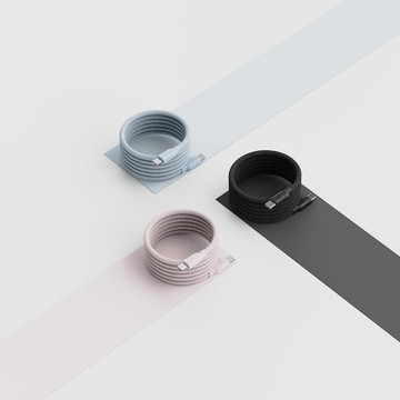 Allite EASY CABLE 磁吸收納編織快充線 | USB-C to USB-C