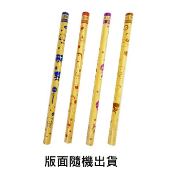 筌翔 2300990 麻吉家族 大三角原木2B鉛筆 17.7×1×1cm X 3支入