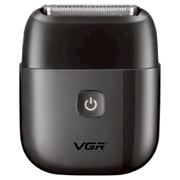 Vgr 往復式三刀刮鬍刀 附充電線 + 清潔刷  黑色  V-340