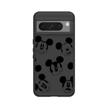 Pixel 8 Pro SolidSuit 黑 - 迪士尼-米奇 Mickey - 黑標款-米奇的有趣表情