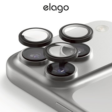 [elago] 獨立相機鏡頭保護膜,兼容 iPhone 17 Series