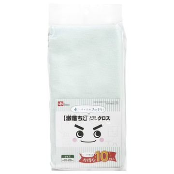LEC 激落君超細纖維抹布 10入 乾濕兩用 多角超細纖維  28 x 28cm  1包