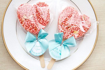 棒裝 心型米香(紅麴)-滿百份免費印名字 遊戲抽獎 活動禮贈品