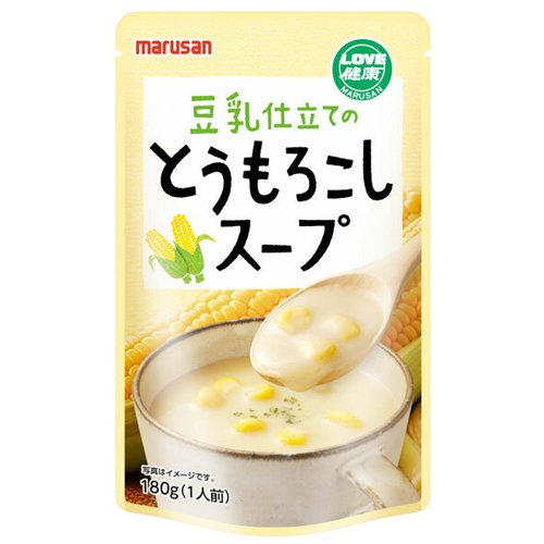 豆乳仕立てのとうもろこしスープ　180g マルサンアイ