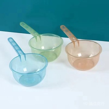 新品免運🎇透明長柄加厚塑料水舀傢用食堂廚房米勺水瓢澆花洗頭嬰幼兒童洗浴